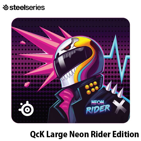 SteelSeries QcK Large Neon Rider Edition