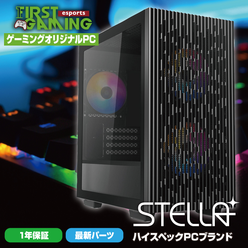 【新発売】STELLA モデル3 RTX3060Ti搭載 ゲーミングPC